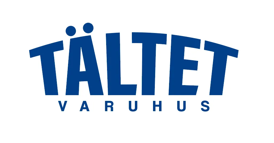 Tälttvaruhuset logotyp i blå