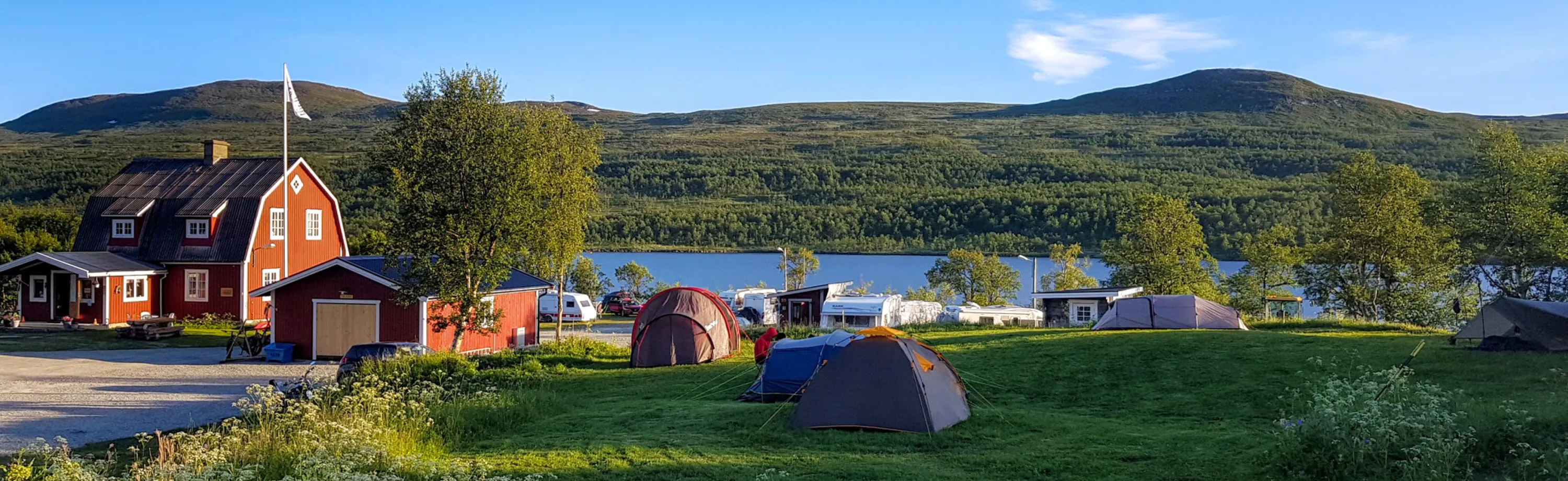 Campingplats i fjällen