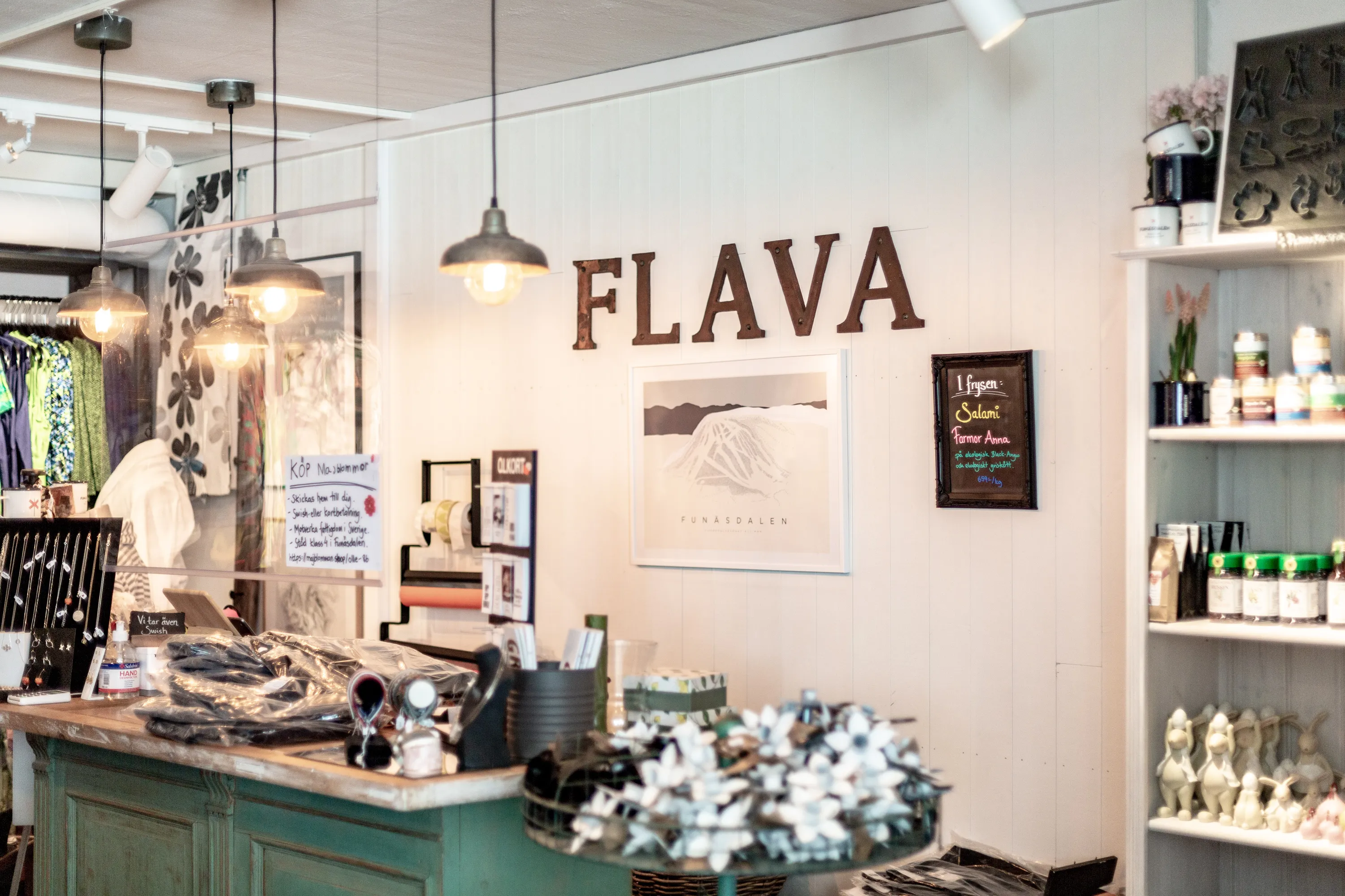 Inredningsbild från butik Flava