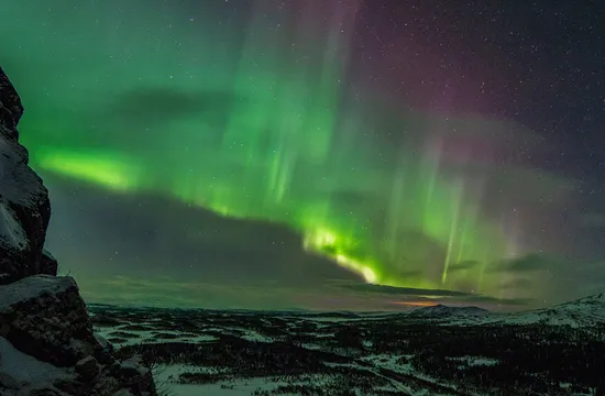 Norrsken i Funäsfjällen, Norrland