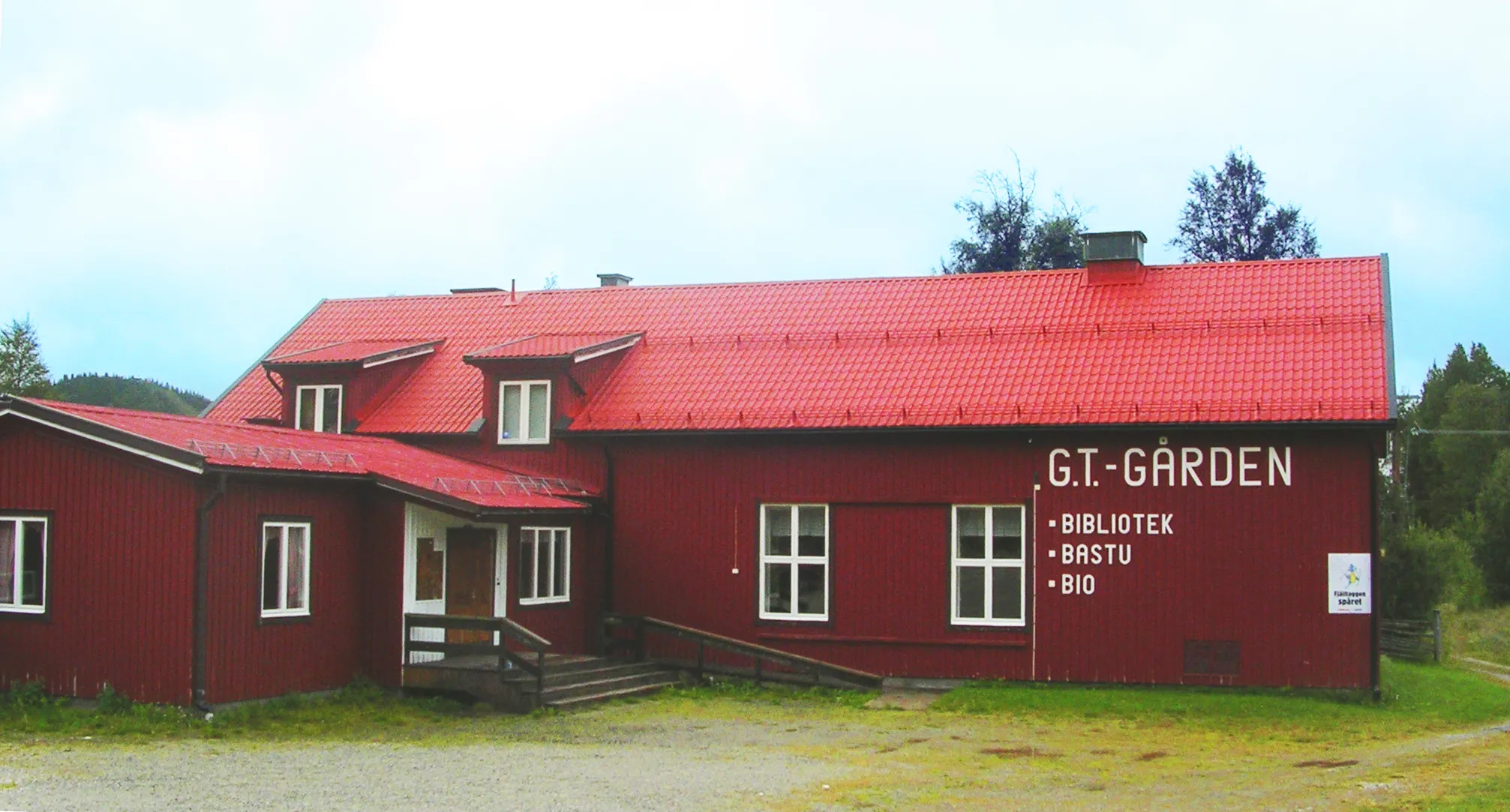 Bion i Tännäs röda byggnad.